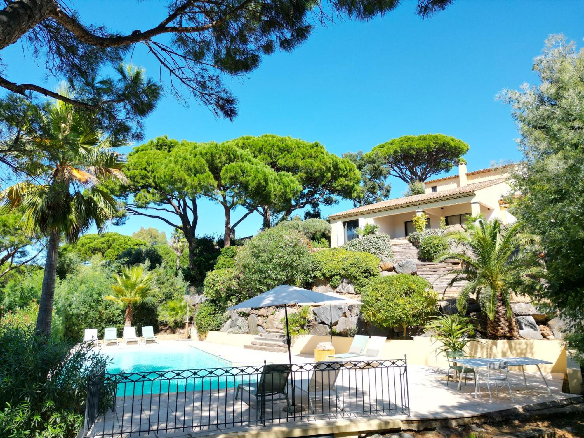 Villa Boca A Gigaro - Avec Vue Et Piscine Chauffee La Croix-Valmer Eksteriør bilde
