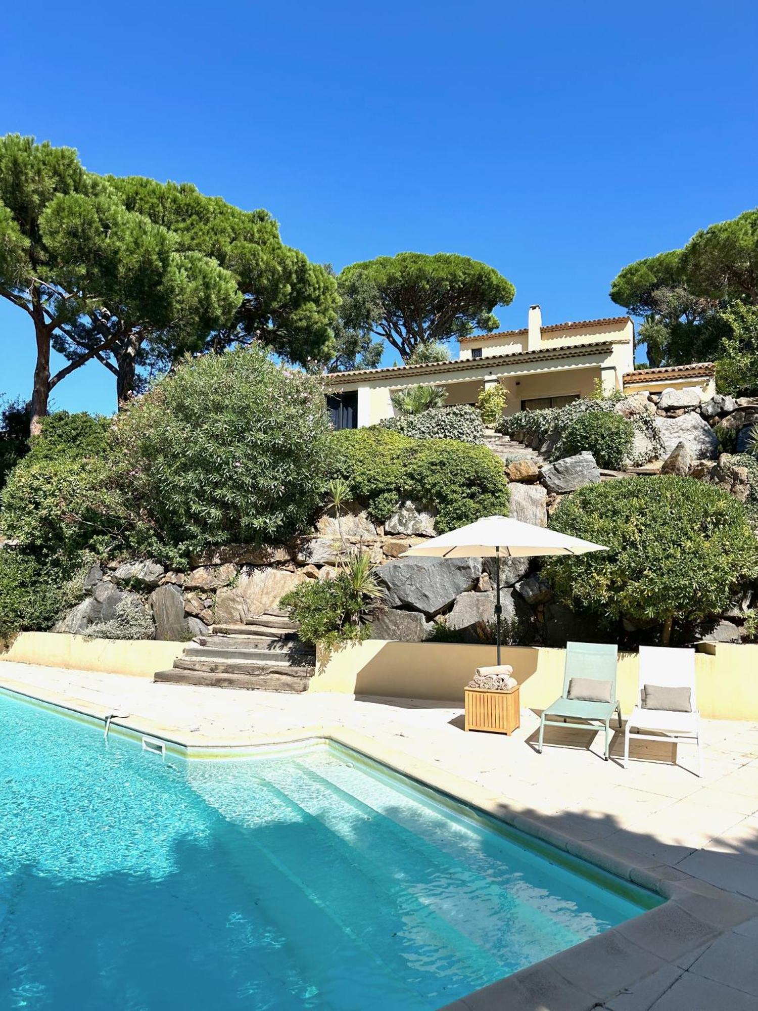 Villa Boca A Gigaro - Avec Vue Et Piscine Chauffee La Croix-Valmer Eksteriør bilde